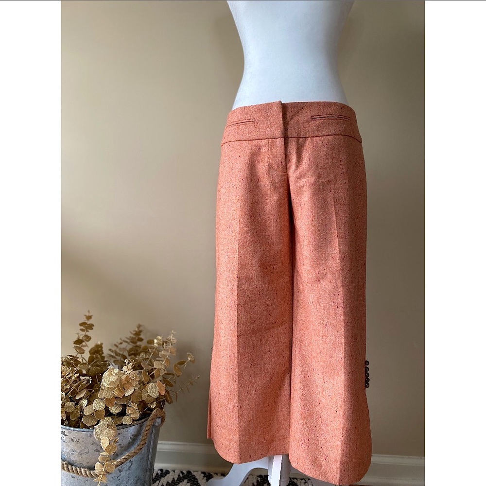 **BEBE** Women’s Size 8 Tangerine Wool Trousers